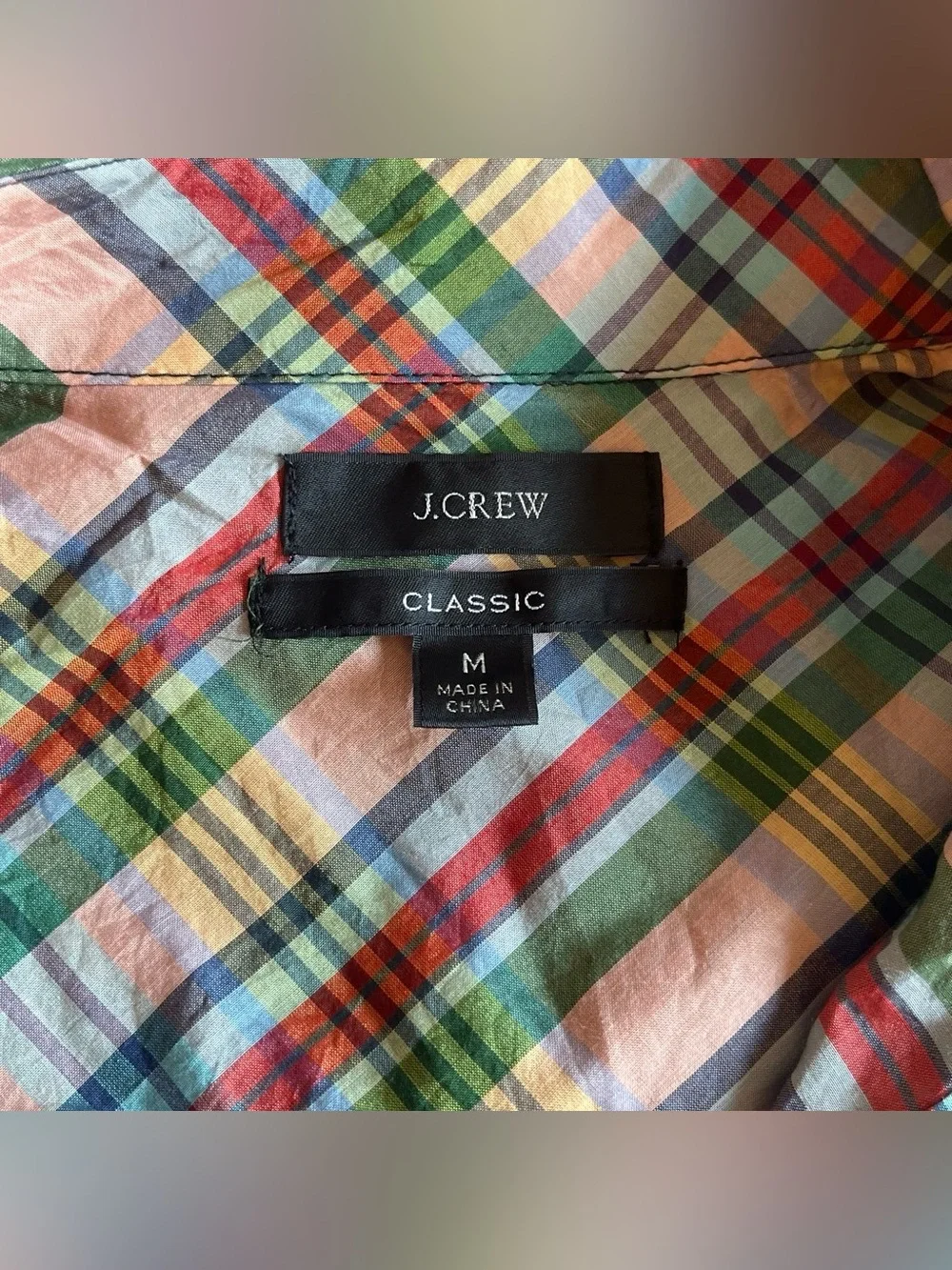 J.Crew Classic cotton and silk button-up dress shirt